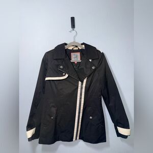 Circus by Sam Edelman black asymmetrical jacket size Small EUC